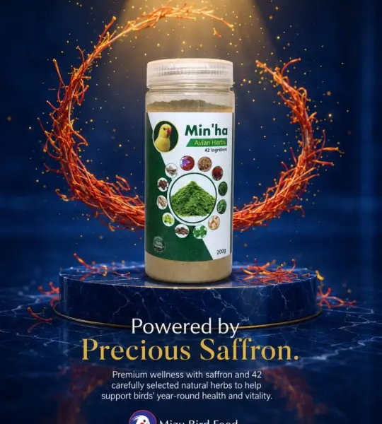 400 grms-Min'ha Avian Herbs - 42 Natural Ingredients